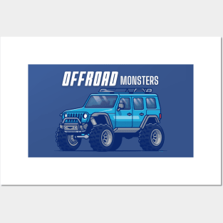 Off - road monsters Posters and Art